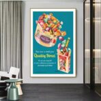 vintage sussigkeiten poster