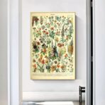 vintage botanisches poster