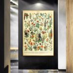 vintage botanisches poster