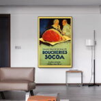 vintage metzgerei poster