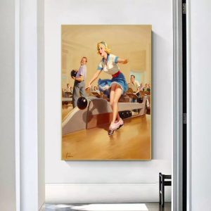 vintage bowling poster 1