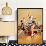 vintage bowling poster 1