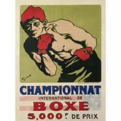 vintage franzosisches box poster