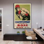 vintage franzosisches box poster