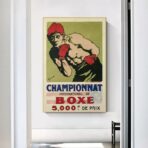 vintage franzosisches box poster
