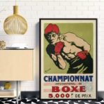 vintage franzosisches box poster