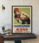 vintage franzosisches box poster