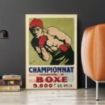 vintage franzosisches box poster