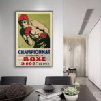 vintage franzosisches box poster