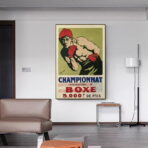 vintage franzosisches box poster