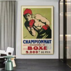vintage franzosisches box poster