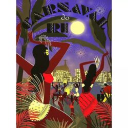 poster brasilien vintage samba
