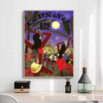 poster brasilien vintage samba