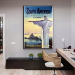 vintage brasilien poster