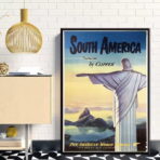 vintage brasilien poster