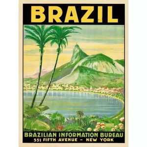 poster brasilien vintage