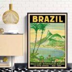 poster brasilien vintage