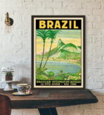 poster brasilien vintage