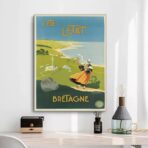 poster bretagne vintage