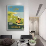 poster bretagne vintage