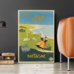 poster bretagne vintage