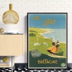 poster bretagne vintage