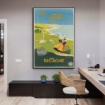 poster bretagne vintage