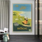 poster bretagne vintage