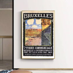 vintage brussel poster