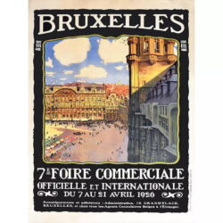 vintage brussel poster