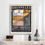 vintage brussel poster