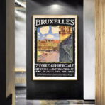 vintage brussel poster