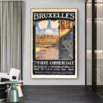 vintage brussel poster