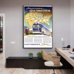 vintage bus poster 1