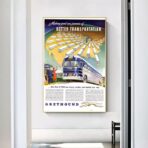 vintage bus poster 1