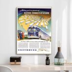 vintage bus poster 1