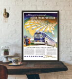 vintage bus poster 1