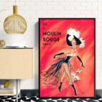 kabarett moulin rouge plakat