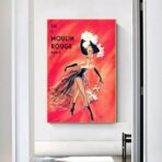 kabarett moulin rouge plakat