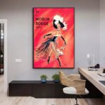 kabarett moulin rouge plakat