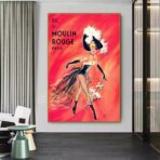 kabarett moulin rouge plakat