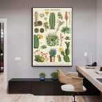 vintage kaktus poster