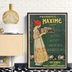 vintage kaffee schokoladen poster