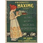 vintage kaffee schokoladen poster