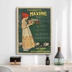 vintage kaffee schokoladen poster
