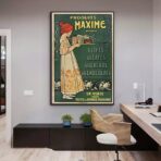 vintage kaffee schokoladen poster