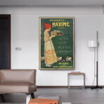 vintage kaffee schokoladen poster
