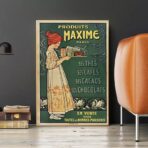 vintage kaffee schokoladen poster