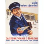 vintage sparfonds poster