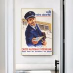 vintage sparfonds poster